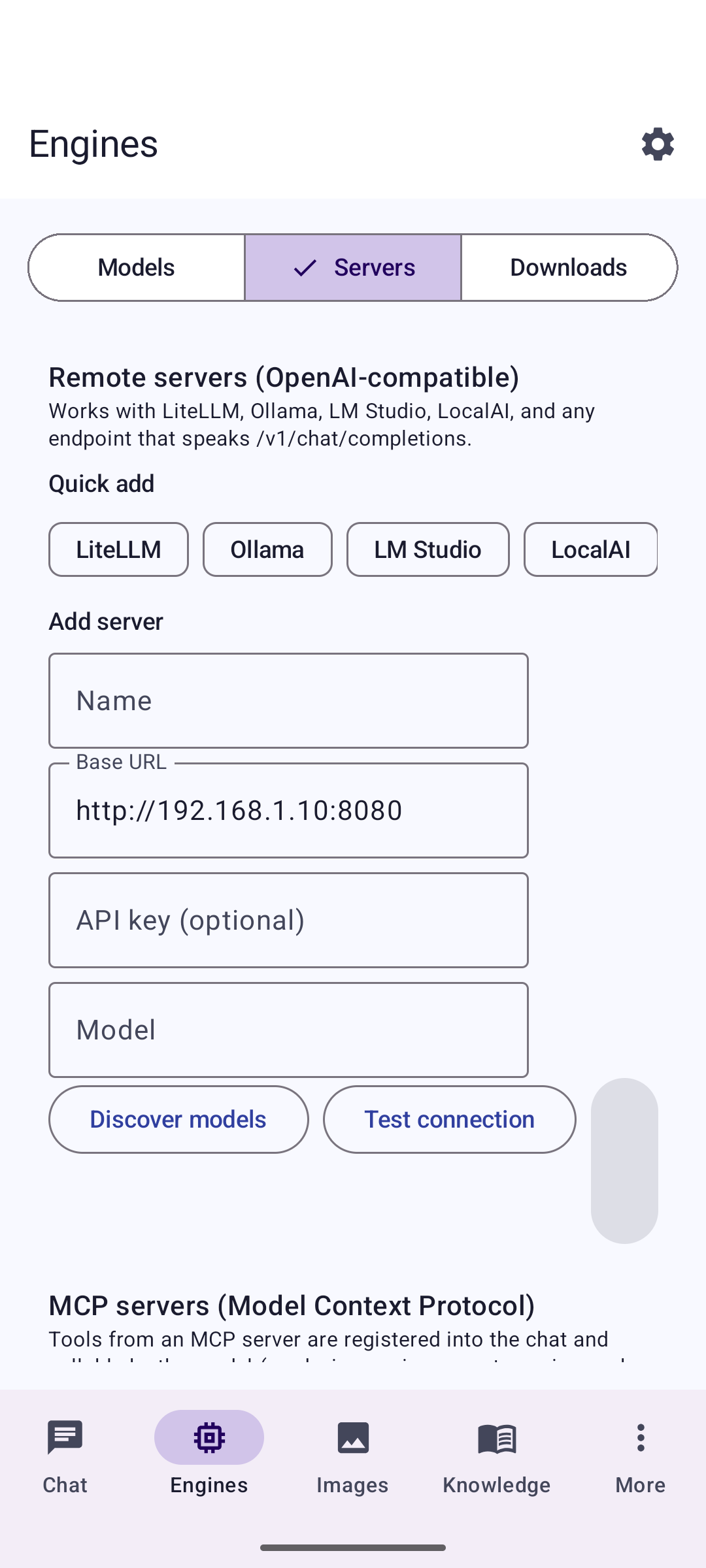 Remote servers